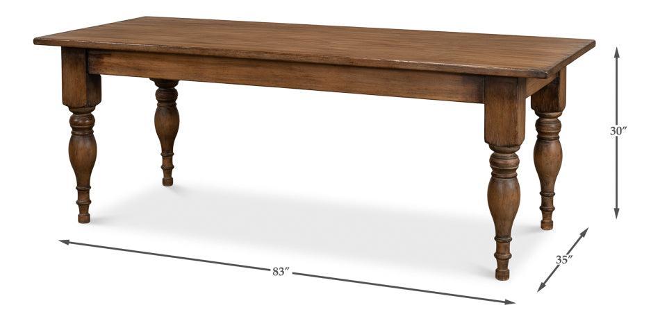 Heirloom Turned-Leg Dining Table - White Glove Included-Dining Table-tbgypsysoul