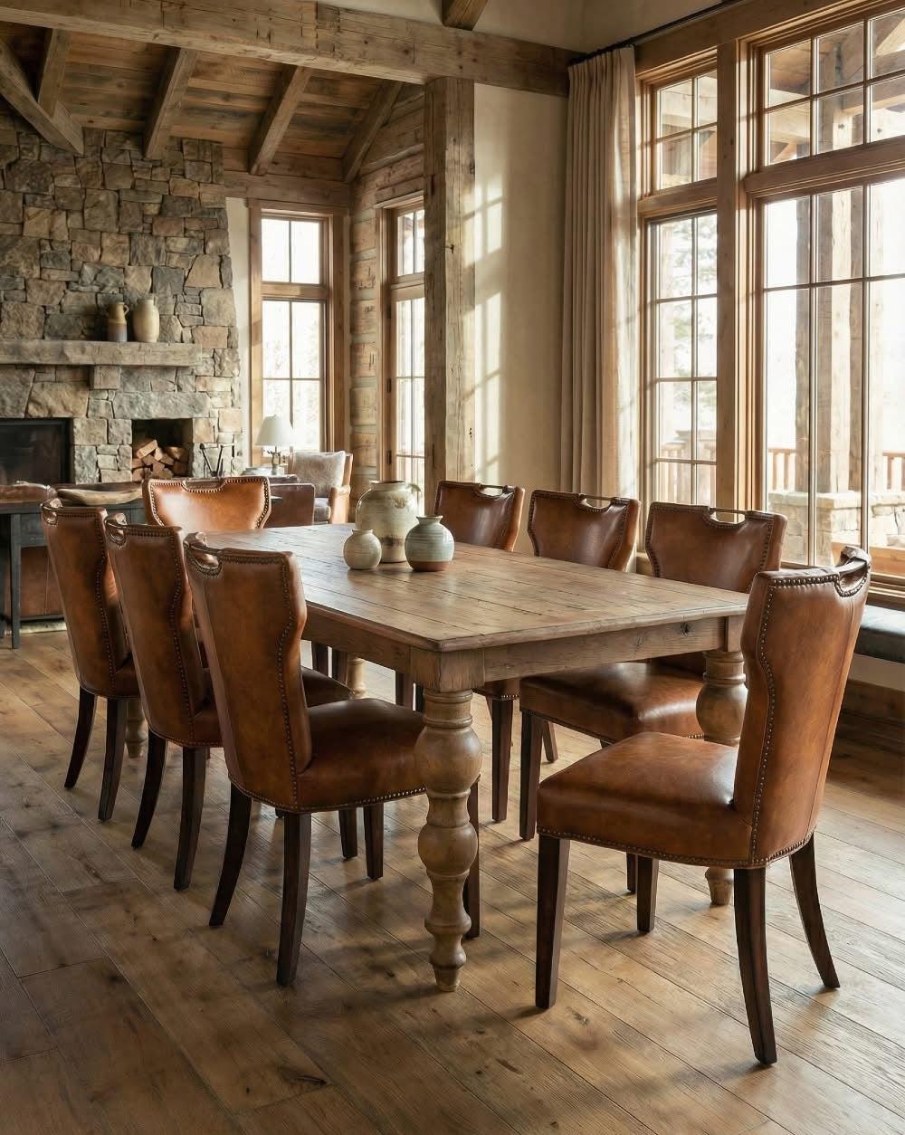 Heirloom Turned-Leg Dining Table - White Glove Included-Dining Table-tbgypsysoul