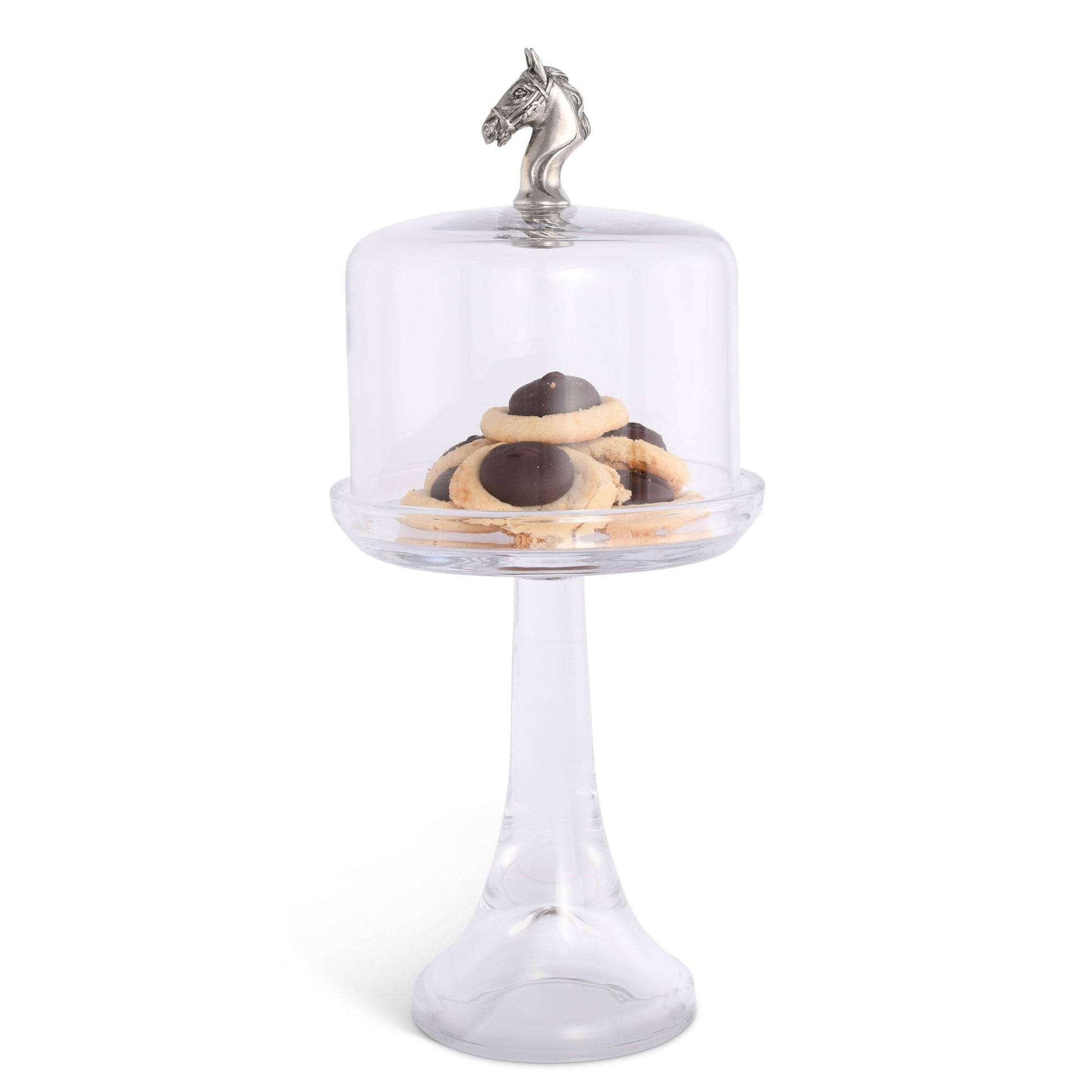 Horse Glass Covered Cake / Dessert Stand-Equestrian-tbgypsysoul
