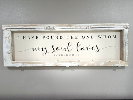 I Found the One Whom My Soul Loves - Wide Holland Window-Wall Art-tbgypsysoul