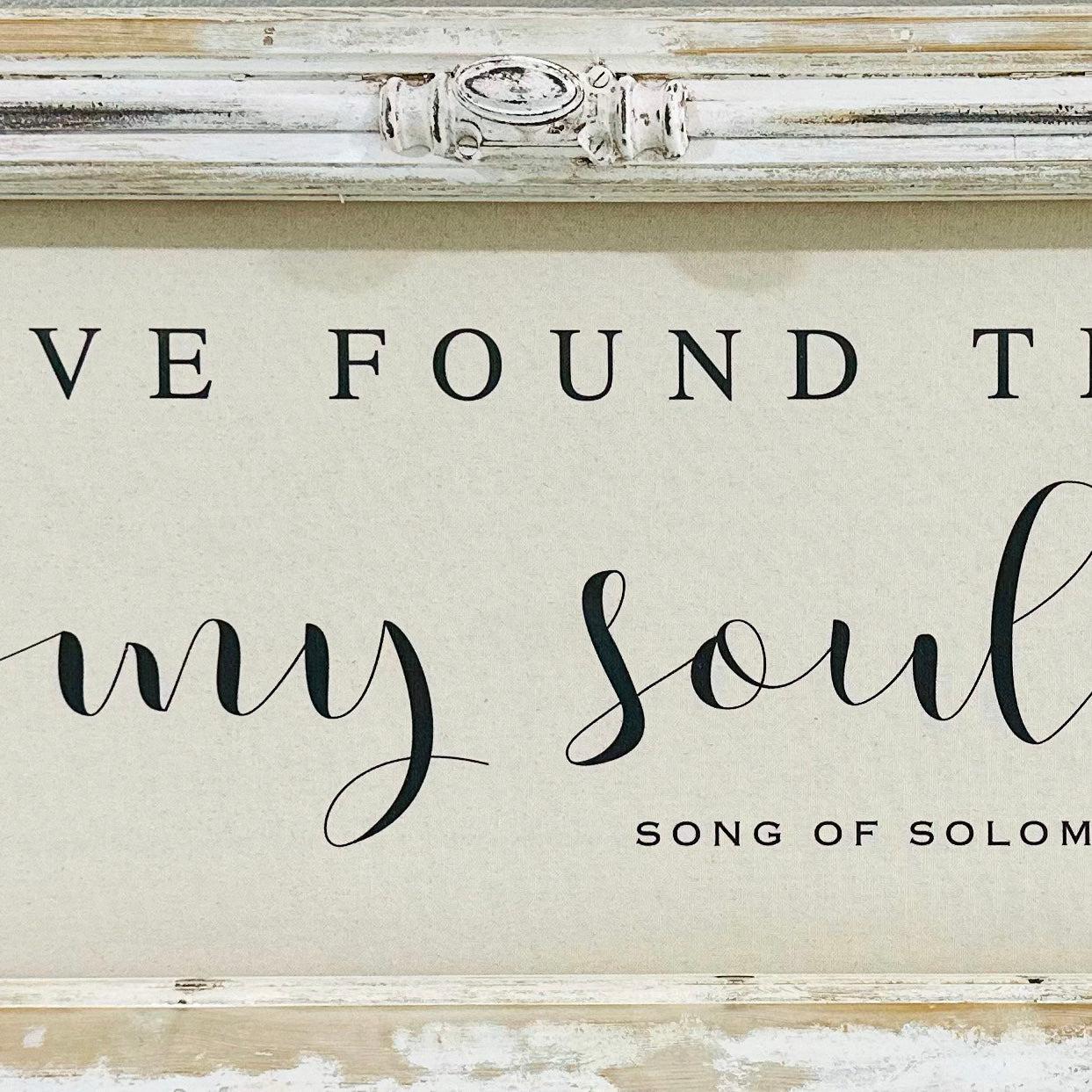 I Found the One Whom My Soul Loves - Wide Holland Window-Wall Art-tbgypsysoul