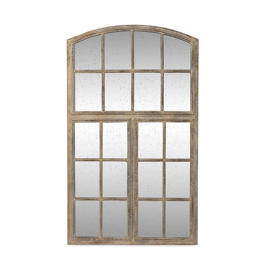 Industrial Metal Pane Mirror-Mirrors-tbgypsysoul