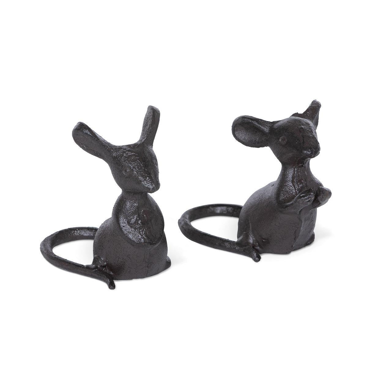 IRON FIELD MICE SET OF 2-Sculptures & Statues-tbgypsysoul