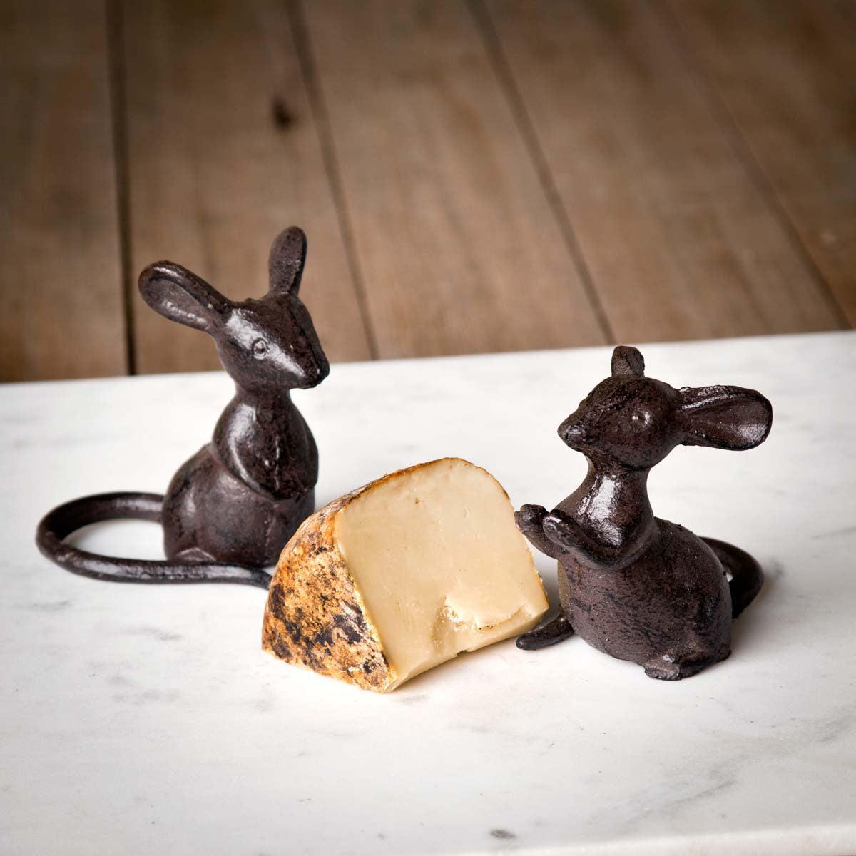 IRON FIELD MICE SET OF 2-Sculptures & Statues-tbgypsysoul