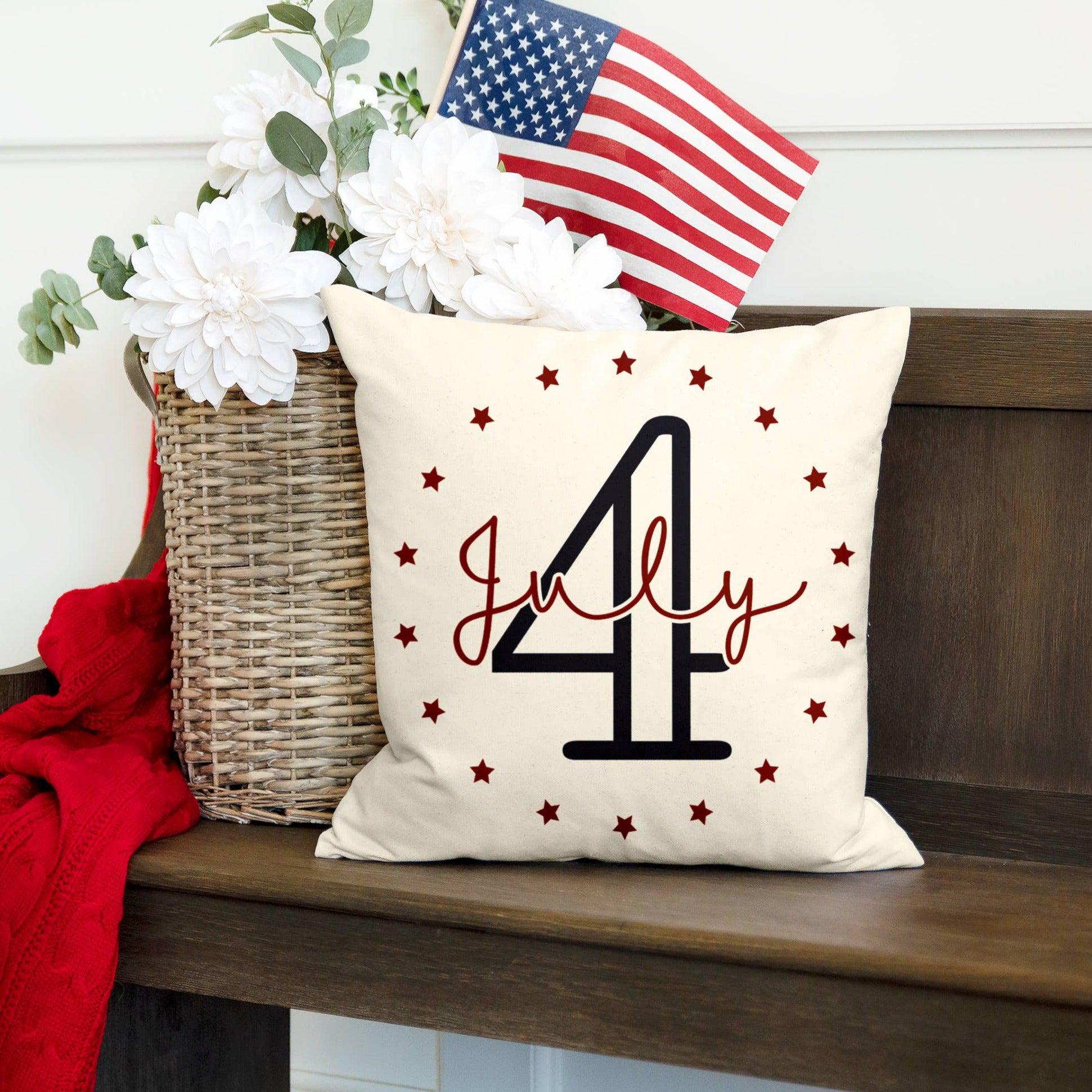 July 4th Pillow Cover 18x18 inch-Pillows-tbgypsysoul
