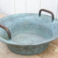 Large Antique Verdigris Copper Pot-tbgypsysoul