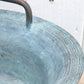 Large Antique Verdigris Copper Pot-tbgypsysoul