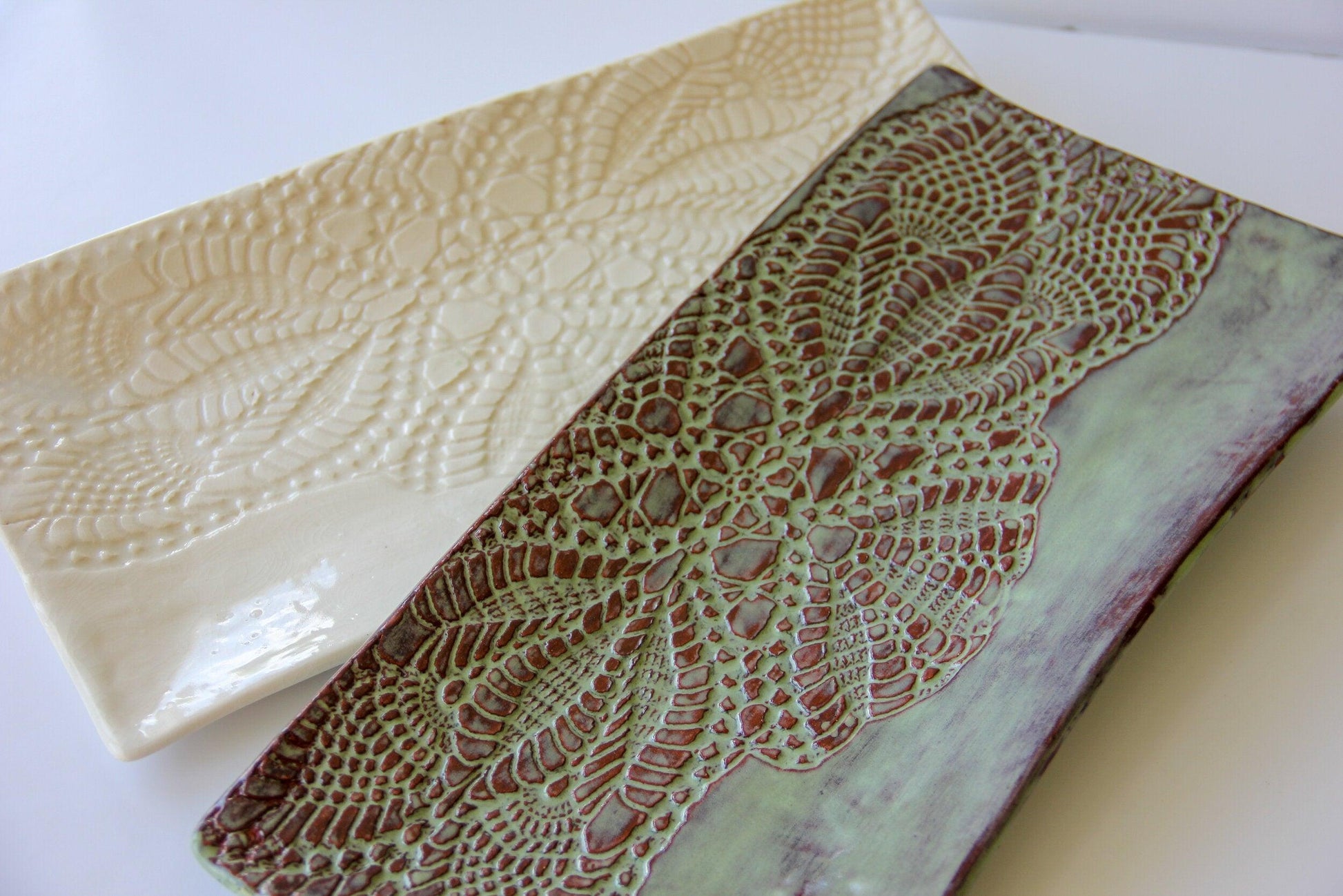 Large Rectangular Platter-Ceramic-tbgypsysoul