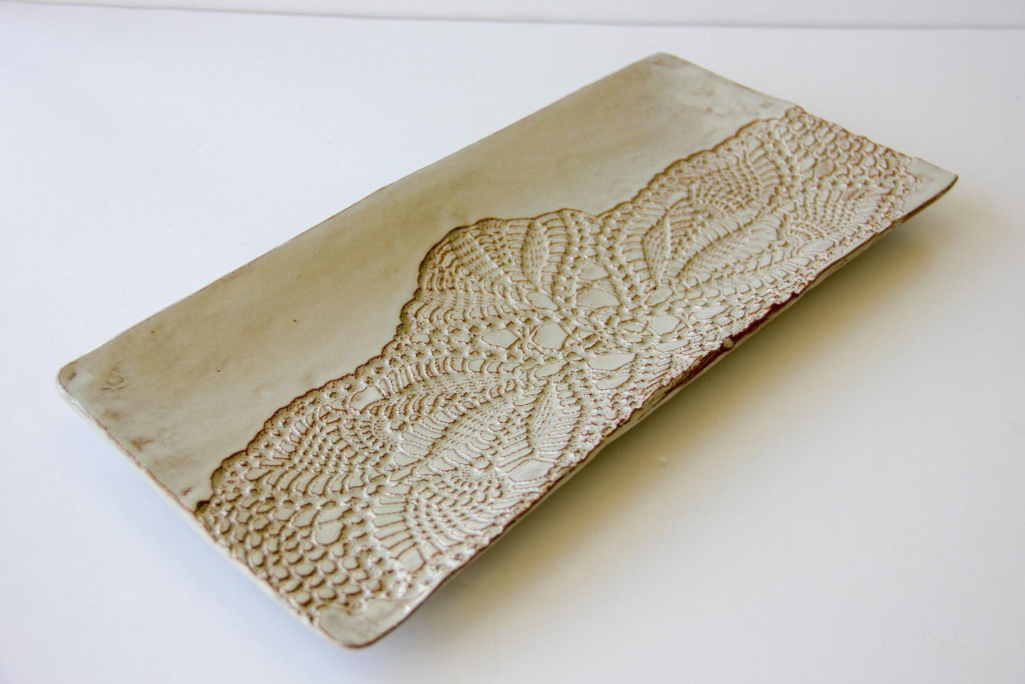 Large Rectangular Platter-Ceramic-tbgypsysoul