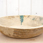 Large Round Bleached Wood Bowl-tbgypsysoul