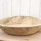 Large Round Bleached Wood Bowl-tbgypsysoul