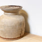 Large Sun-Bleached Wood Kitchen Pot-Antique Carved Wood Pot-tbgypsysoul