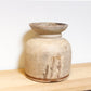 Large Sun-Bleached Wood Kitchen Pot-Antique Carved Wood Pot-tbgypsysoul