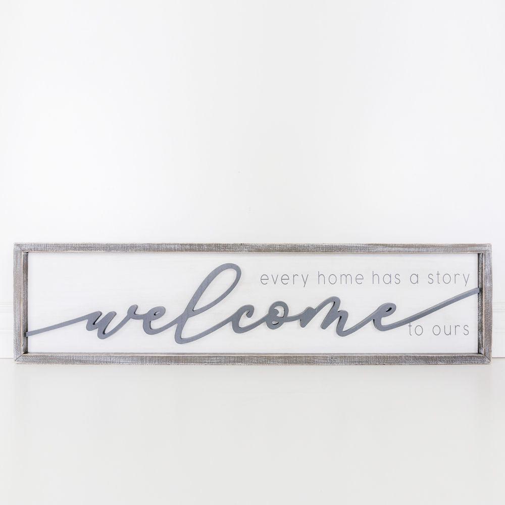 large-welcome-double-sided-sign-home-decor-adams-co_-2-Threadbare Gypsy Soul