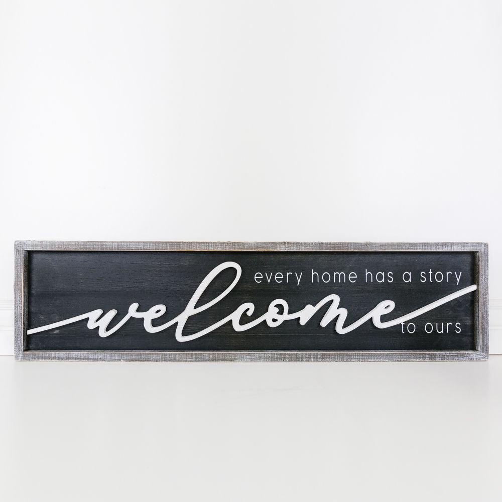 large-welcome-double-sided-sign-home-decor-adams-co_-3-Threadbare Gypsy Soul