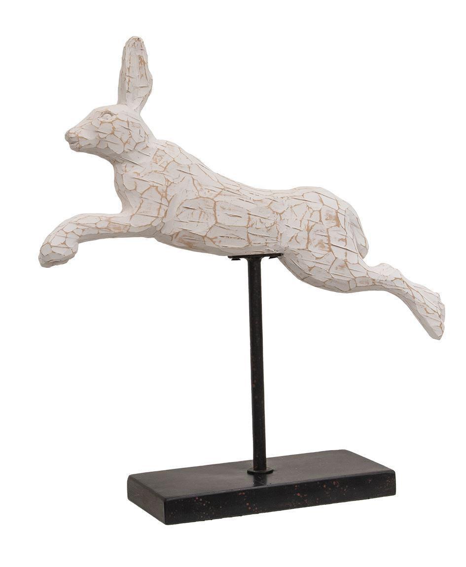 Leaping French Country Hare-Easter Home Decor-tbgypsysoul