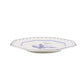 LILY OF THE VALLEY and Butterfly Blue and White SALAD PLATE-Dinnerware-tbgypsysoul