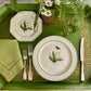 LILY OF THE VALLEY GREEN AND WHITE SALAD PLATE-Shop-tbgypsysoul