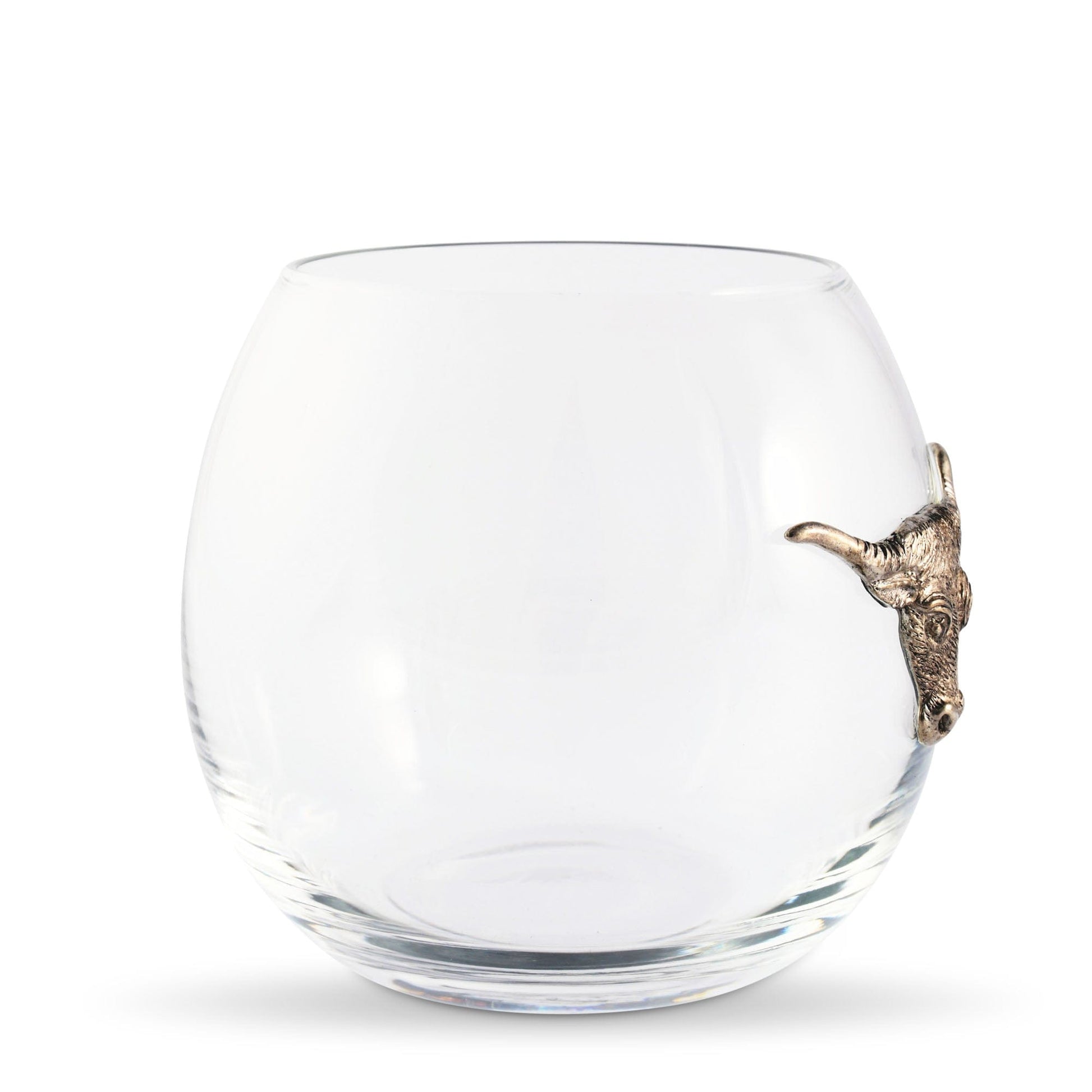 Longhorn Stemless Wine Glass-Western Frontier-tbgypsysoul