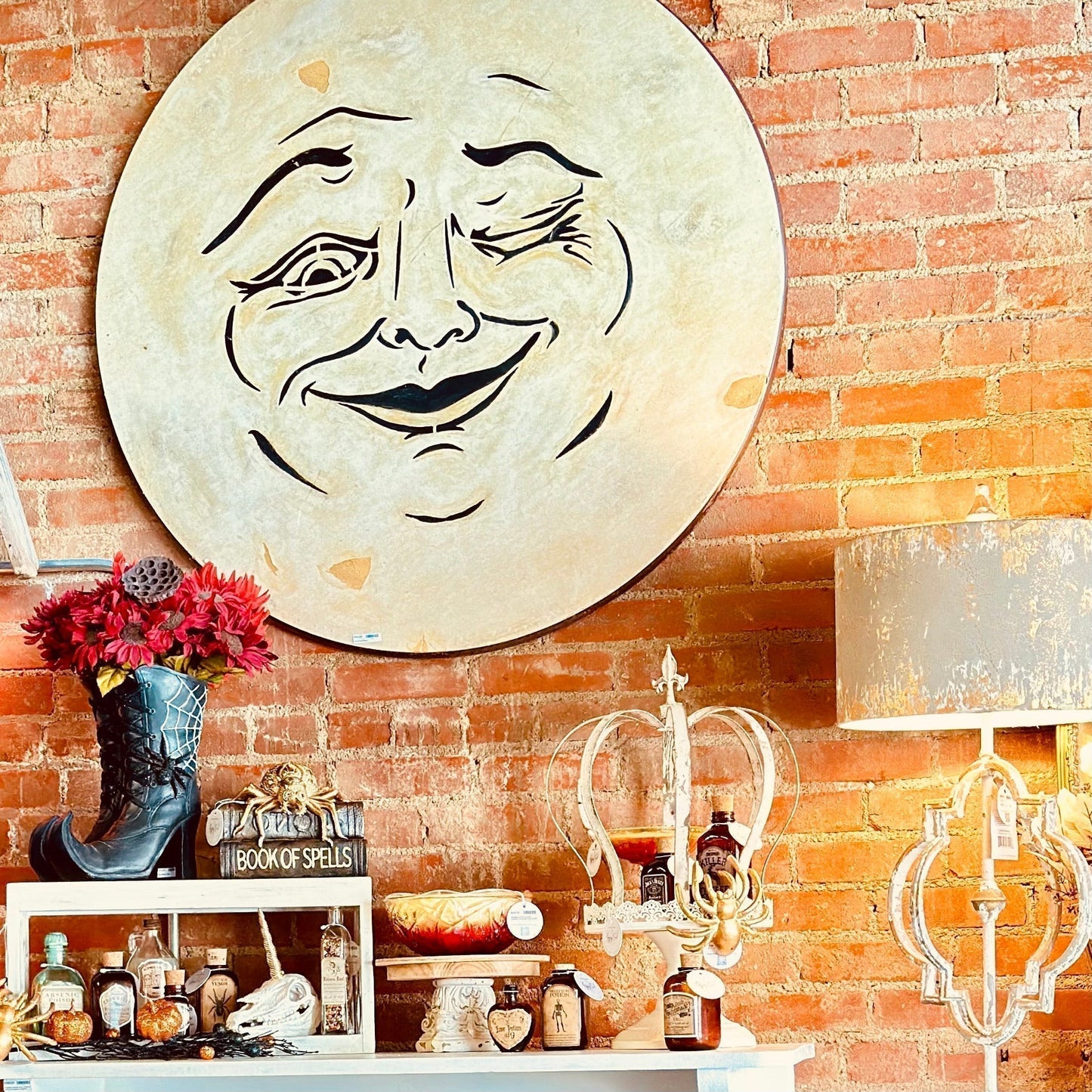 Man in the Moon - 24”-Wall Art-tbgypsysoul