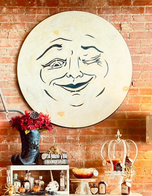Man in the Moon - 24”-Wall Art-tbgypsysoul