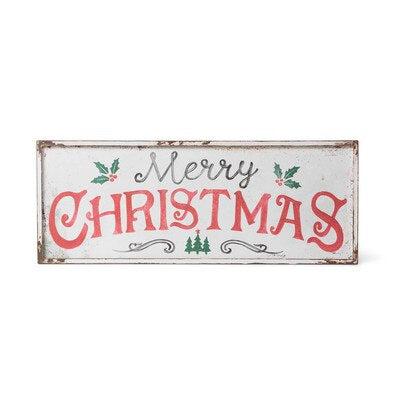 Merry Christmas Iron Plaque-tbgypsysoul