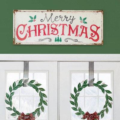 Merry Christmas Iron Plaque-tbgypsysoul