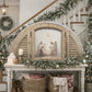 Nativity in Antique Wooden Arched Window Frame-Wall Art-tbgypsysoul