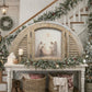 Nativity in Antique Wooden Arched Window Frame-Wall Art-tbgypsysoul
