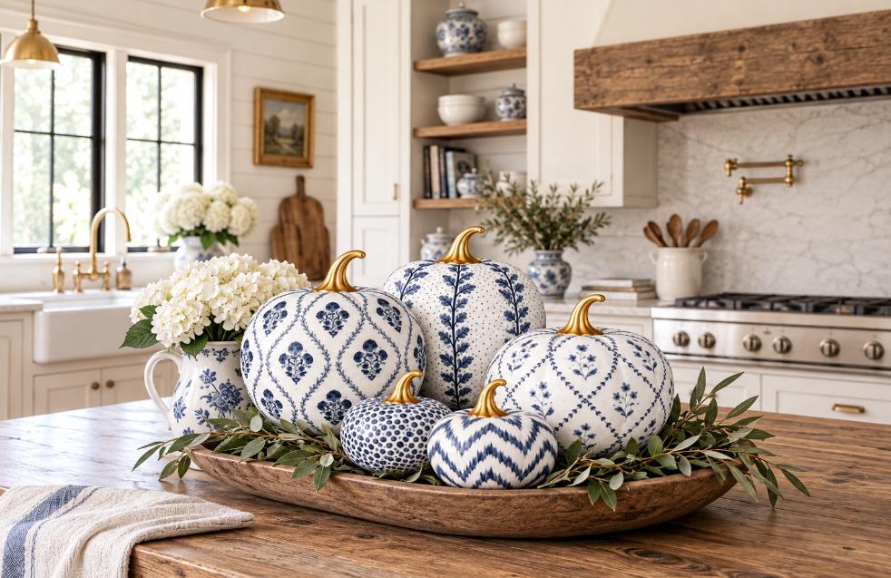 Navy Chevron Pumpkin-Shop-tbgypsysoul