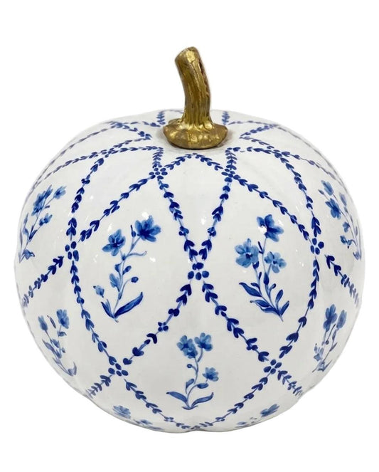 Navy Garden Trellis Pumpkin-Shop-tbgypsysoul