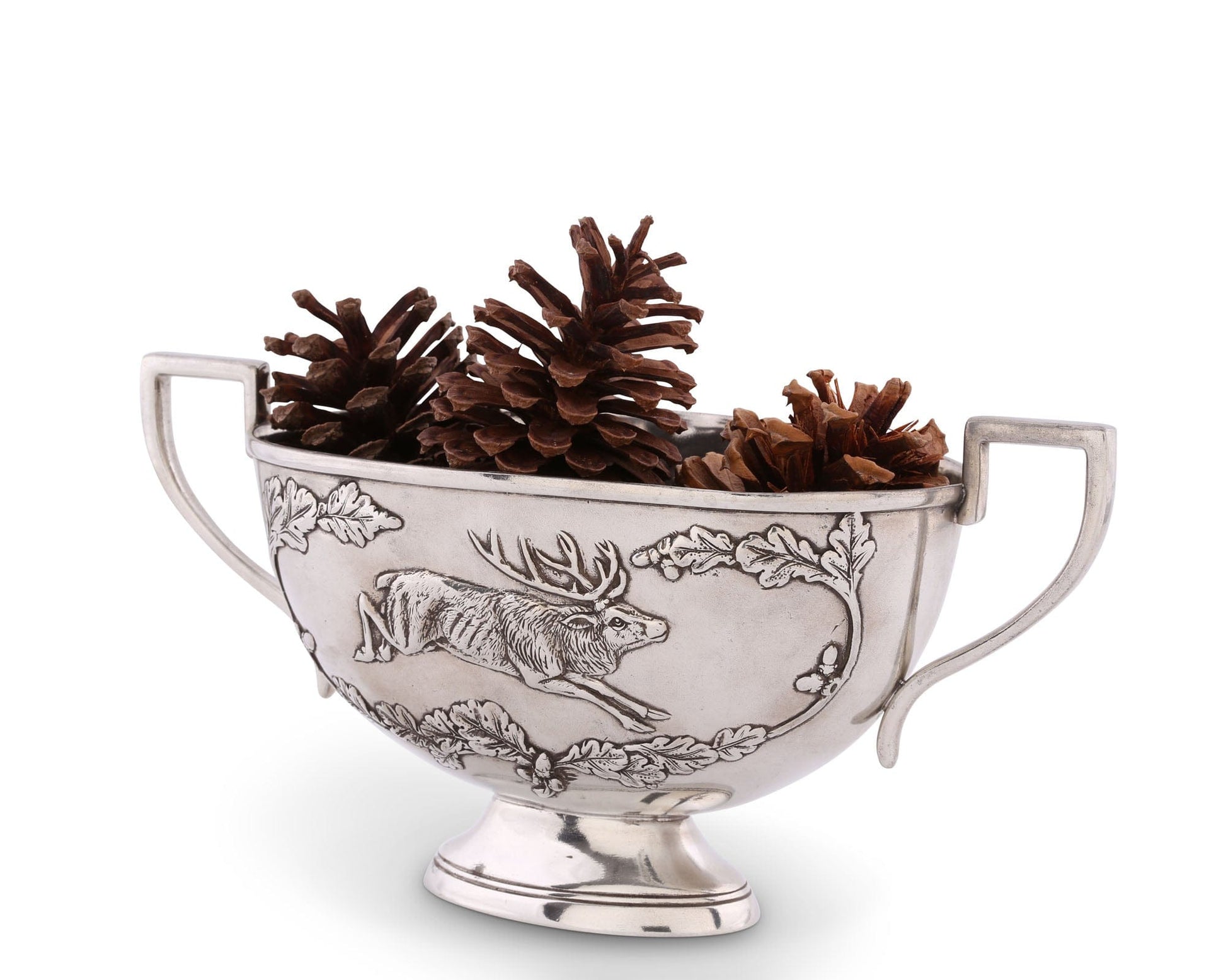 Noble Elk Pewter Gravy Boat-Lodge Style-tbgypsysoul