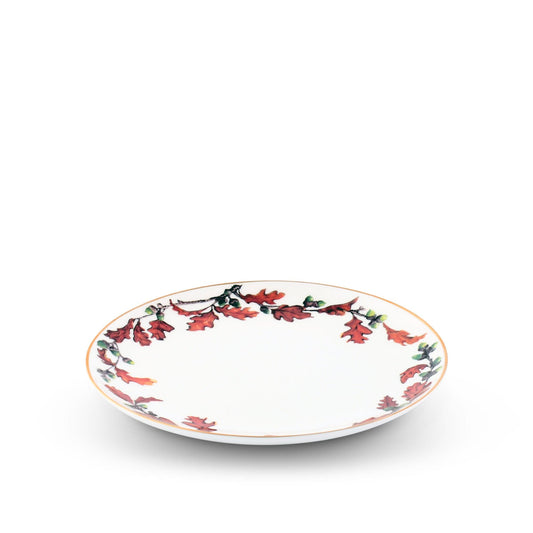 Norwood Acorn Bone China Round Salad Plate-Harvest-tbgypsysoul