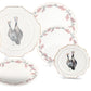 Norwood Narragansett Turkey Pattern Bone China Scallop Bread Plate-Harvest-tbgypsysoul
