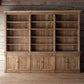 Old Pine Three Section Library-Cabinet-tbgypsysoul