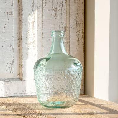 Old World Cellar Wine Bottle - Medium Embossed-Vase-tbgypsysoul