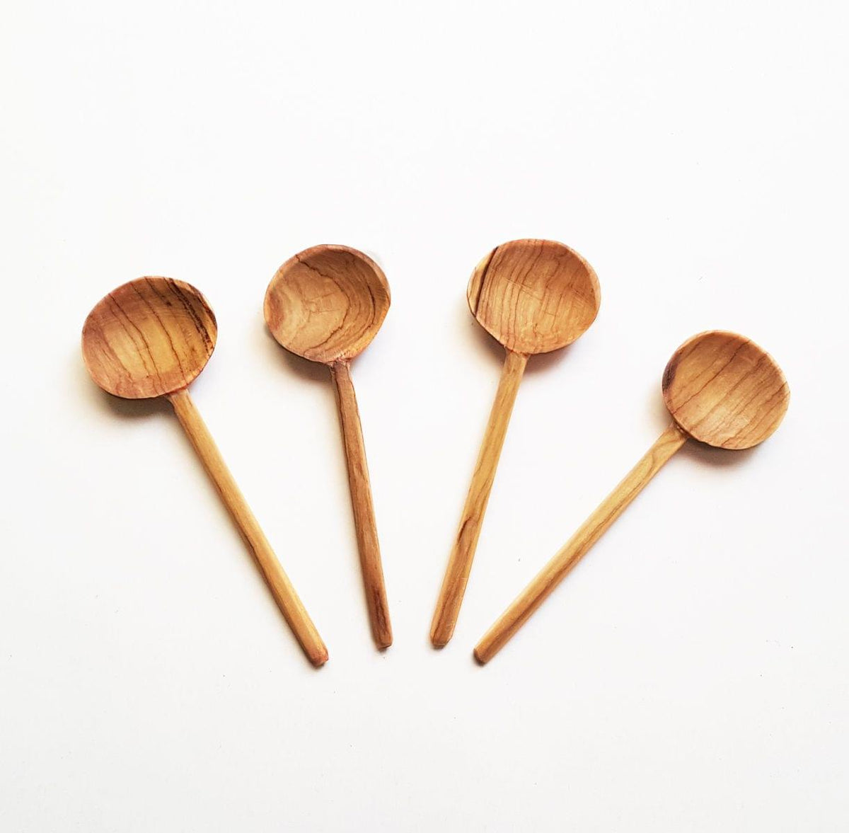 Olive Wood Coffee Spoon Set-Tableware-tbgypsysoul