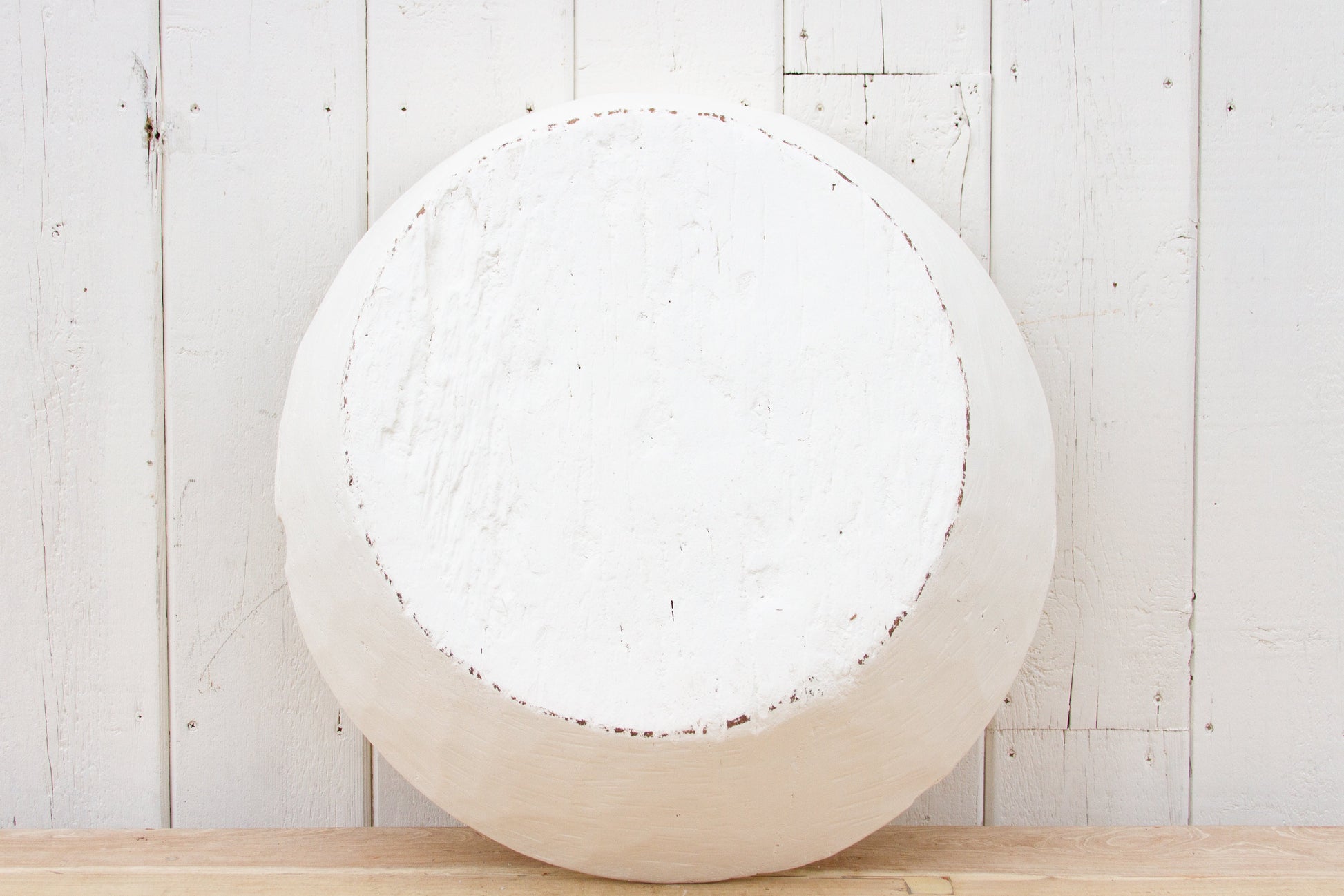 Oversized French White Dough Bowl-tbgypsysoul