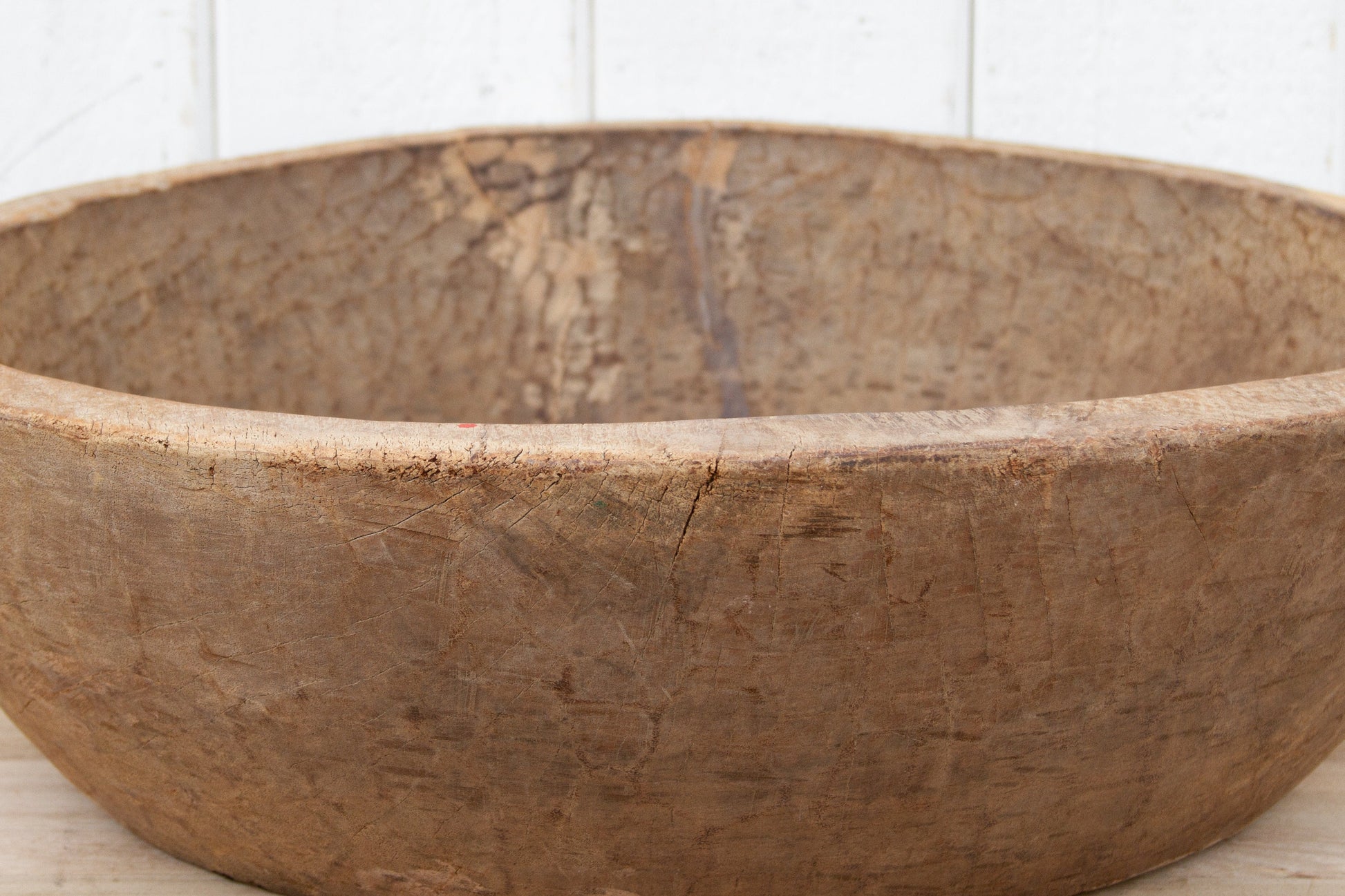 Oversized Oxidized Wood Antique Bowl-tbgypsysoul