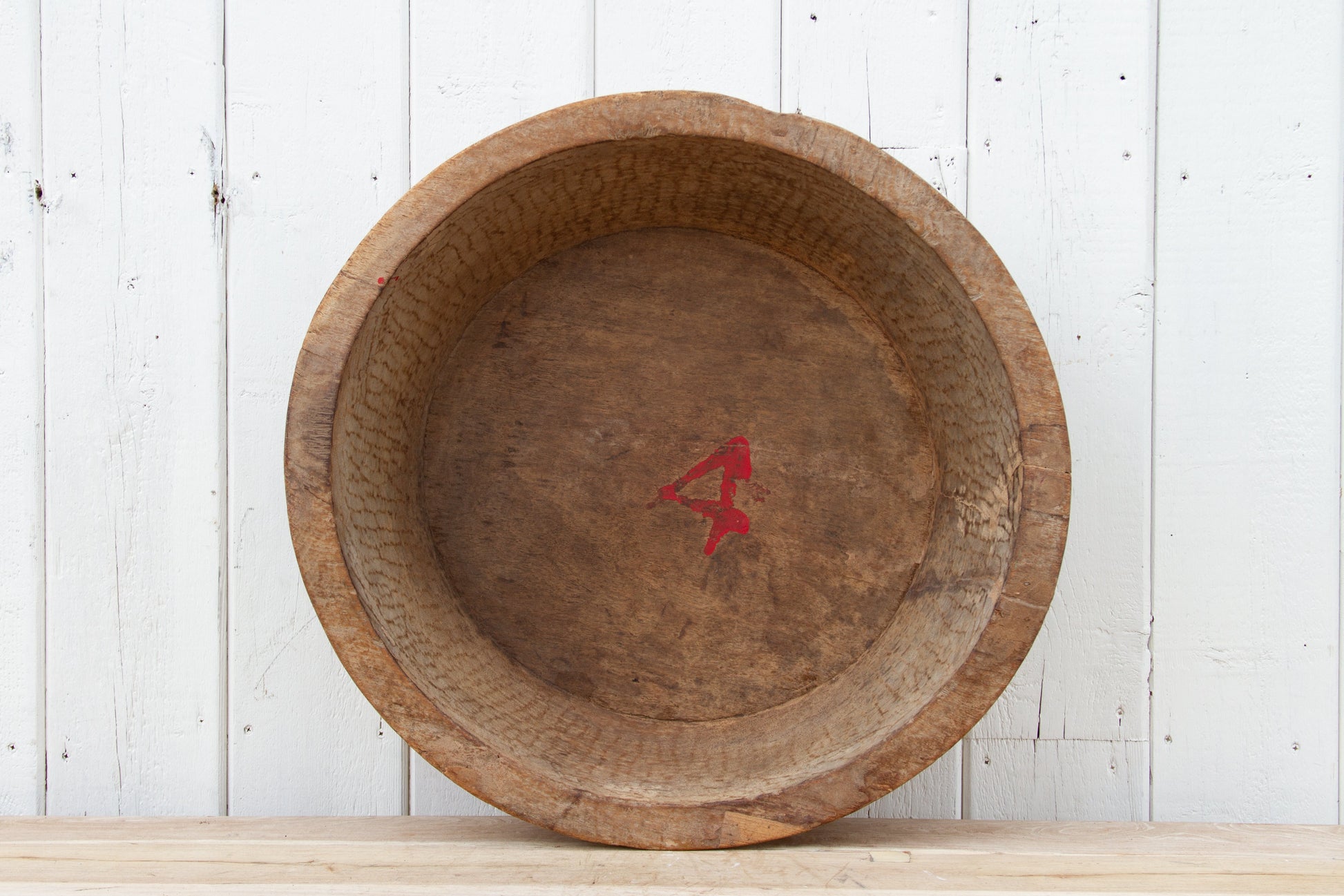 Oversized Oxidized Wood Antique Bowl-tbgypsysoul