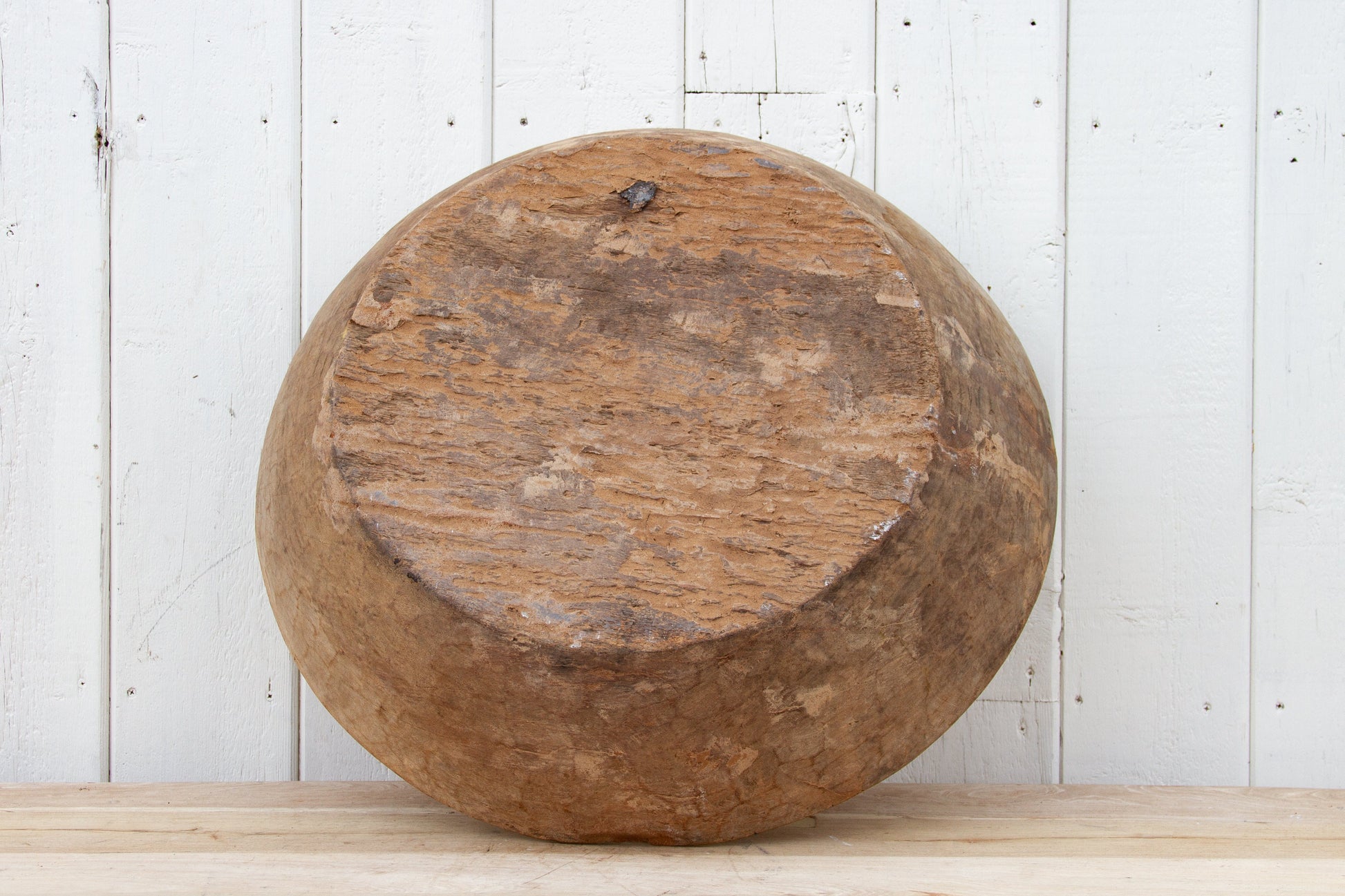 Oversized Oxidized Wood Antique Bowl-tbgypsysoul