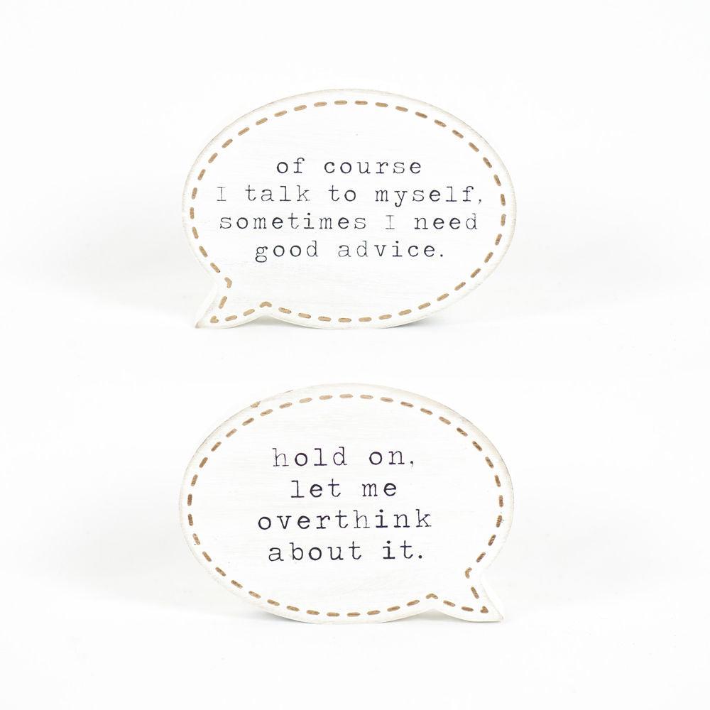 overthink-advice-double-sided-quote-home-decor-adams-co_-4-Threadbare Gypsy Soul