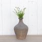 Oxidized Gray Terracotta Amphora Vase-tbgypsysoul