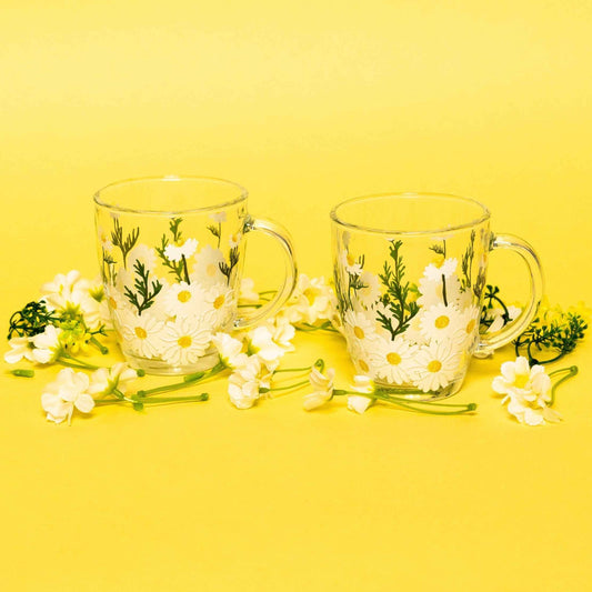 Painted Daisy Mugs-Mugs > Painted-tbgypsysoul