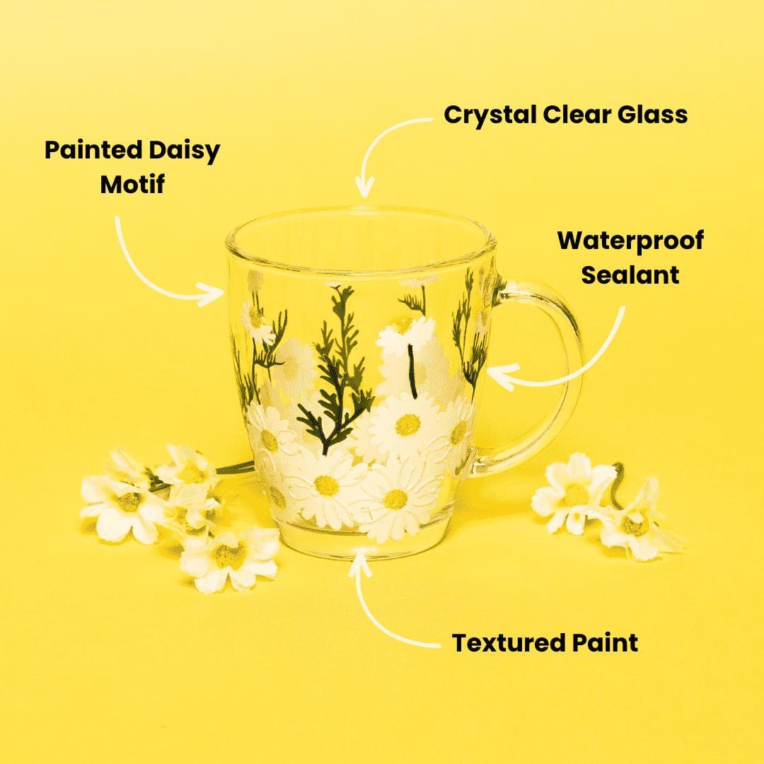 Painted Daisy Mugs-Mugs > Painted-tbgypsysoul
