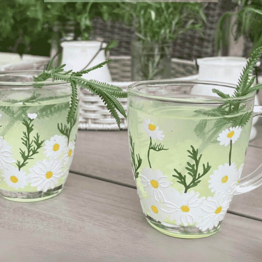 Painted Daisy Mugs-Mugs > Painted-tbgypsysoul