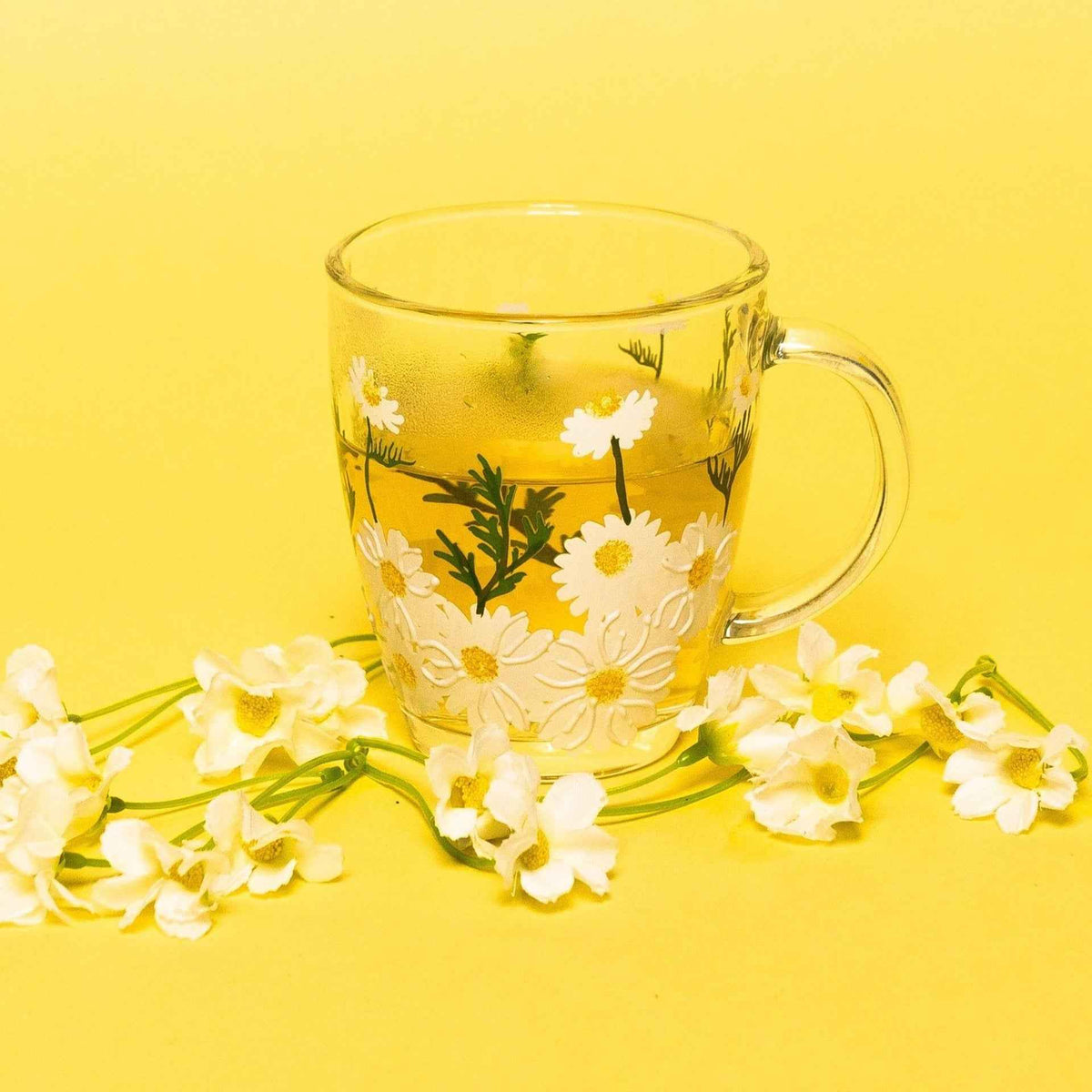 Painted Daisy Mugs-Mugs > Painted-tbgypsysoul