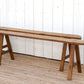 Pair of French Farmhouse Oak Benches-tbgypsysoul
