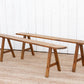Pair of French Farmhouse Oak Benches-tbgypsysoul