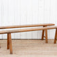 Pair of Antique French Fruitwood Benches-tbgypsysoul